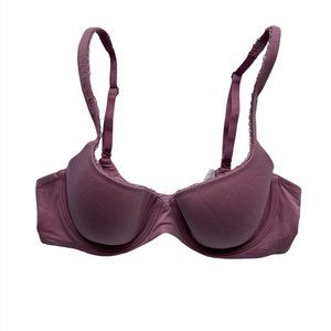 Victoria's Secret 34C Purple Body by Victoria Lined Demi T Shirt Bra